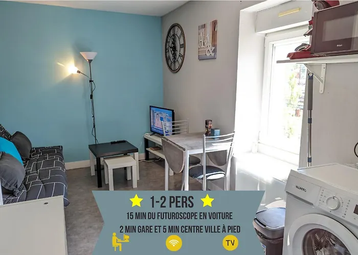 Studio 6 Acces Gare De Et Centre A Pieds * Poitiers